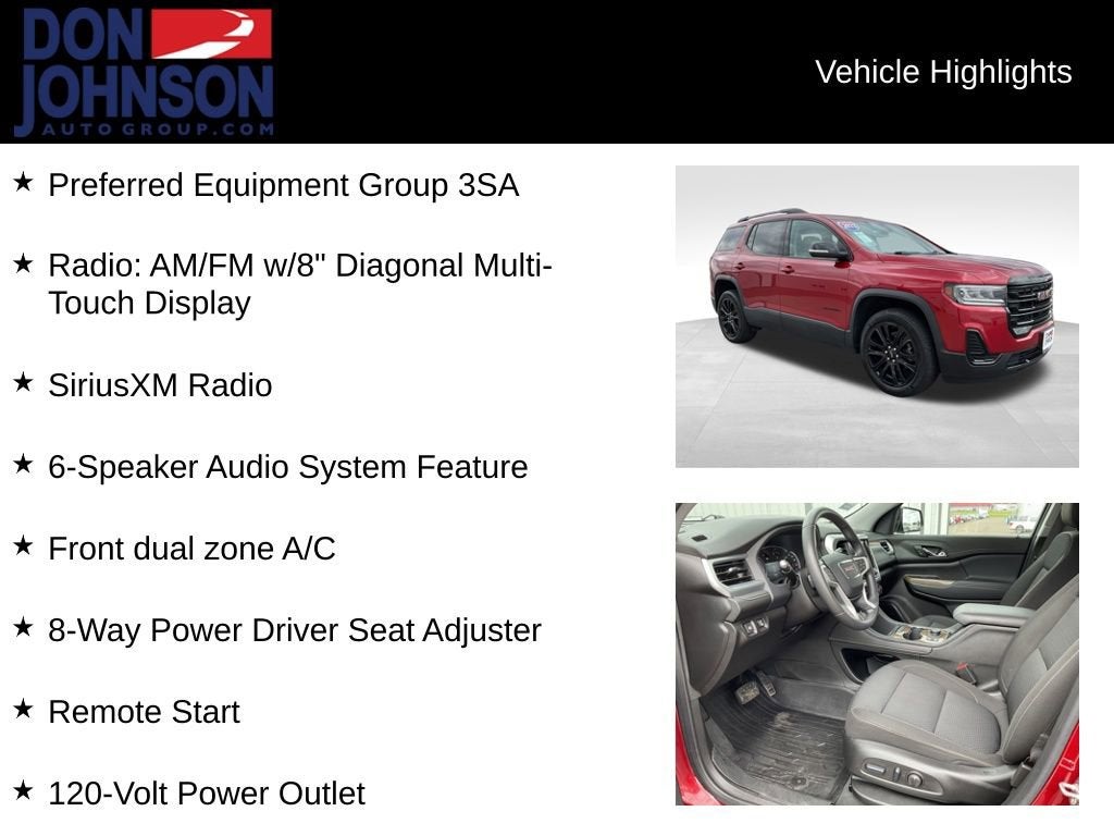 2023 GMC Acadia SLE