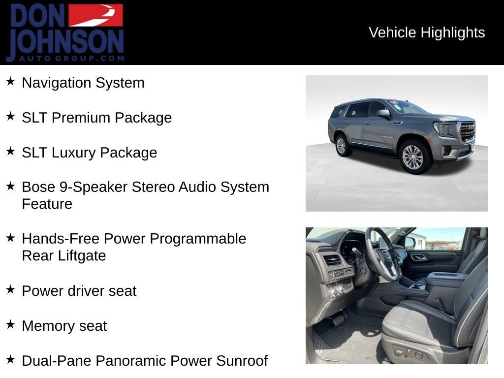 2022 GMC Yukon SLT