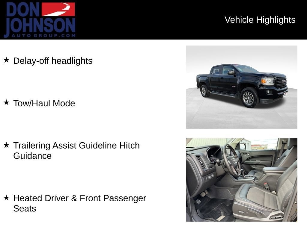 2019 GMC Canyon 4WD All Terrain w/Cloth