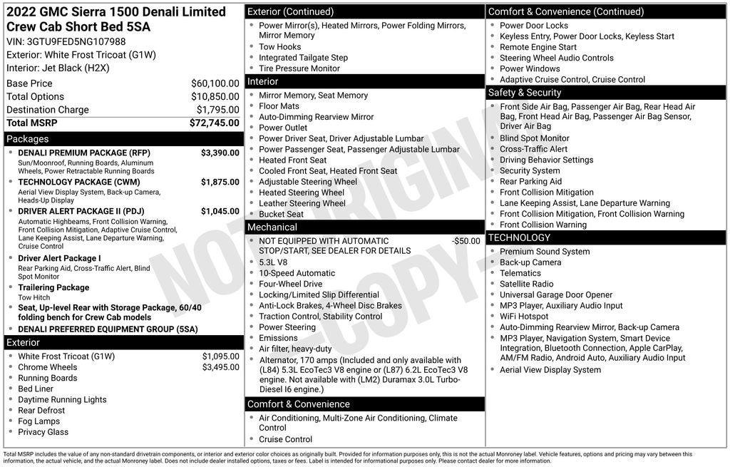 2022 GMC Sierra 1500 Limited Denali
