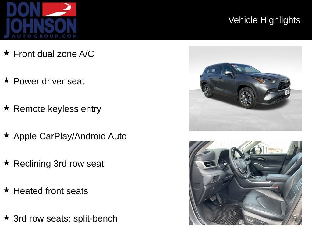 2022 Toyota Highlander XLE