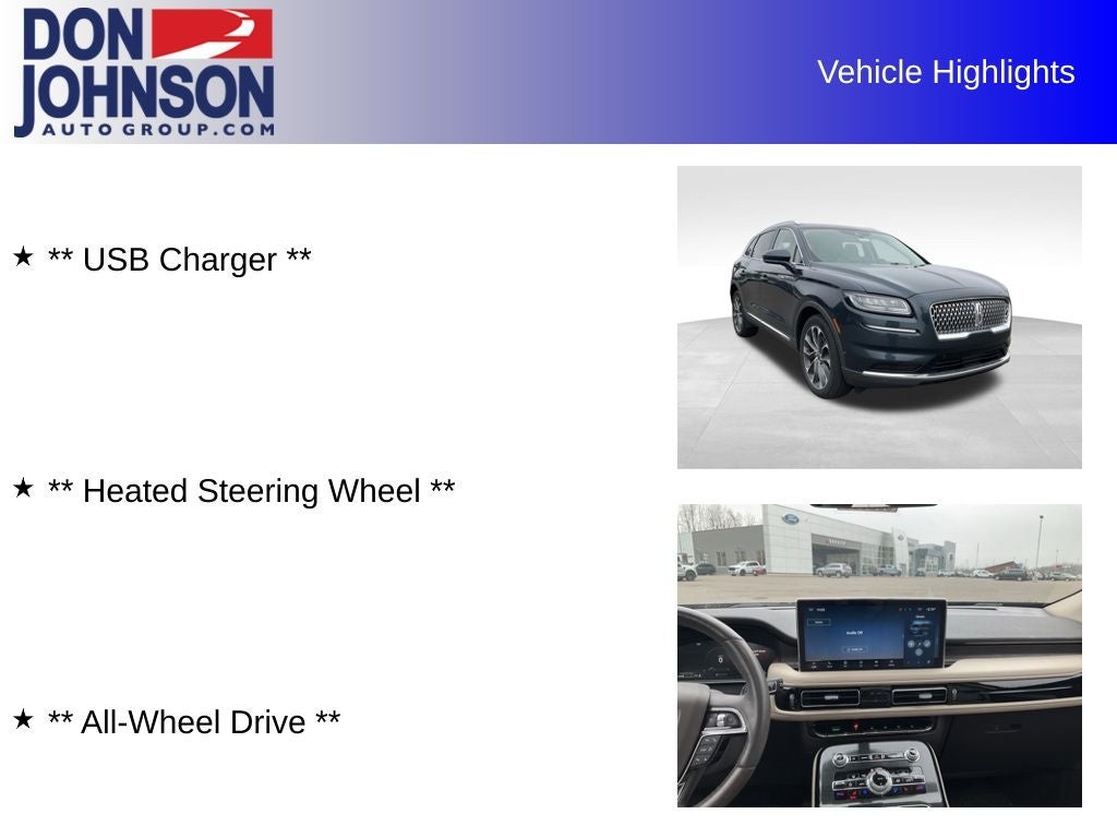 2022 Lincoln Nautilus Reserve