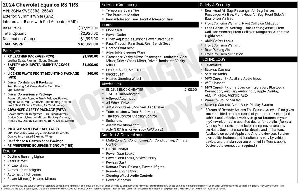 2024 Chevrolet Equinox RS