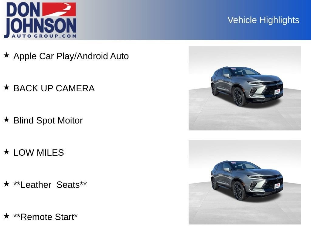 2025 Chevrolet Blazer RS