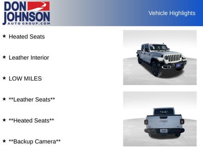 2022 Jeep Gladiator Overland 4x4