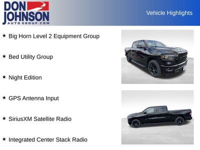 2022 RAM 1500 Big Horn Crew Cab 4x4 6'4' Box