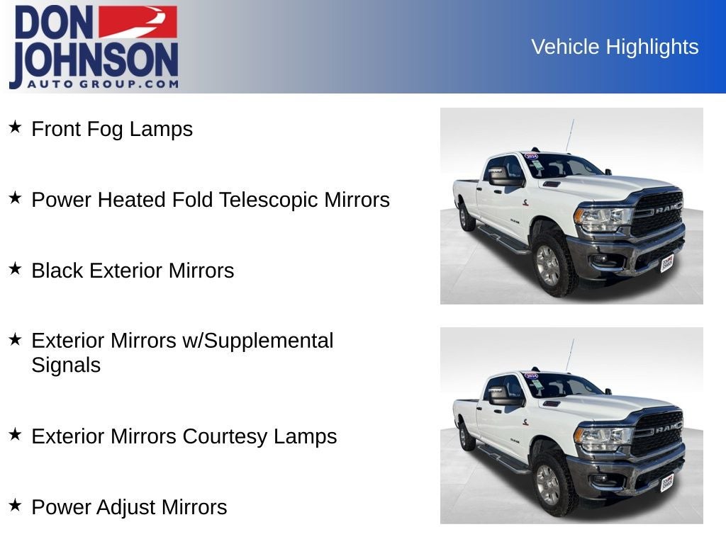 2024 RAM 3500 Big Horn Crew Cab 4x4 8' Box