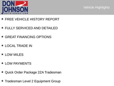 2020 RAM 2500 Tradesman Regular Cab 4x4 8' Box