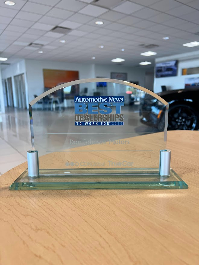 Award - Don Johnson's Cumberland Motors in Cumberland WI